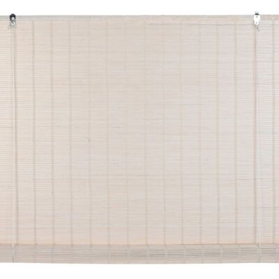 BAMBOO BLIND 120X2X175 ROLLING WHITE VARNISHED TX202955