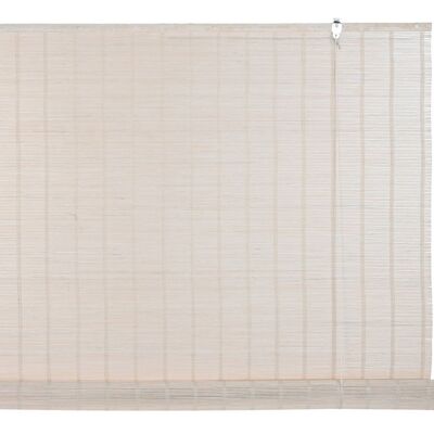 BAMBOO BLIND 120X2X175 ROLLING WHITE VARNISHED TX202955