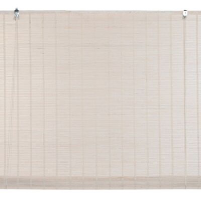 BAMBOO BLIND 120X2X230 ROLLING WHITE VARNISHED TX203641