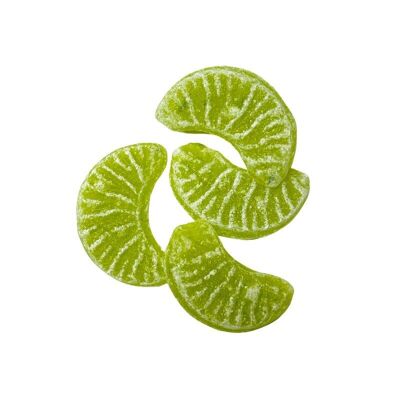 BULK GREEN APPLE WEDGE CANDY - 2Kg