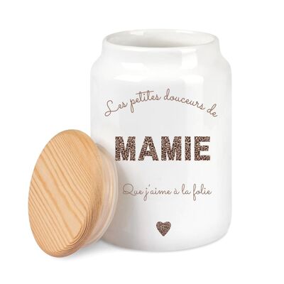 Pot à biscuits Mamie Léopard