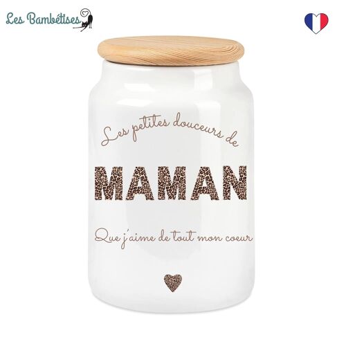 Pot à biscuits Maman Léopard