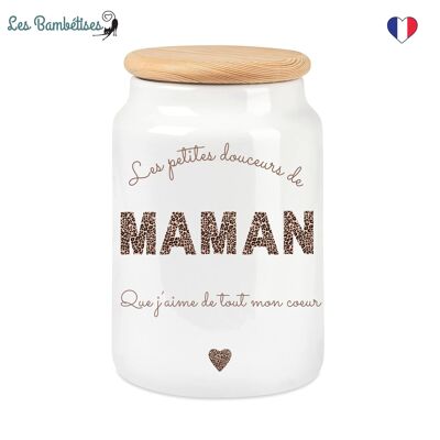 Maman Leopard cookie jar