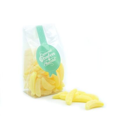 SACHET DE BONBONS BANANE  - carton de 6 sachets de 150g