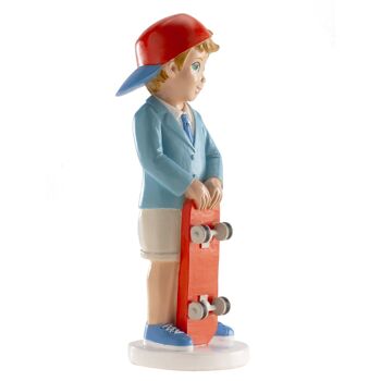 FIGURINE DE COMMUNION GARÇON SCOOTER 16CM 4