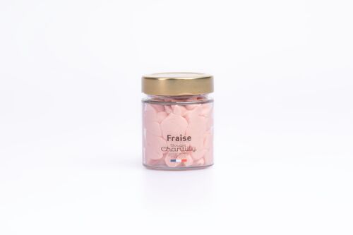 Bougie gourmande CHANTILLY -Bougie FRAISE 80g