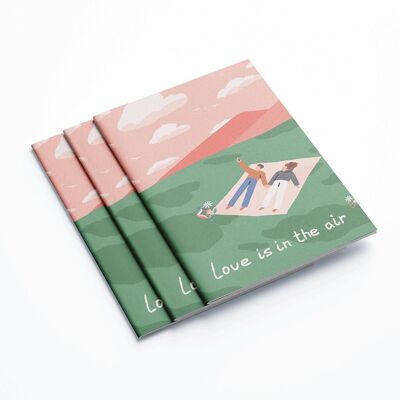 Cuaderno A5 - El amor está en el aire