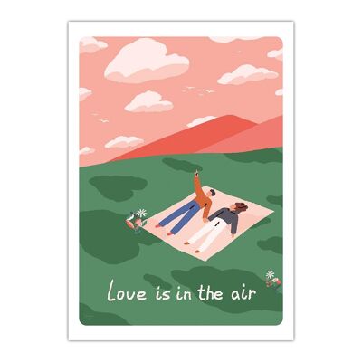 El amor está en el aire - Póster
