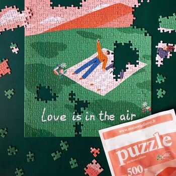 Puzzle 500 pièces Love is in the air 8