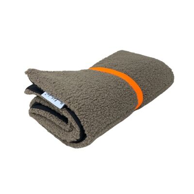 Couverture pour chien To Go Small Teddy Taupe