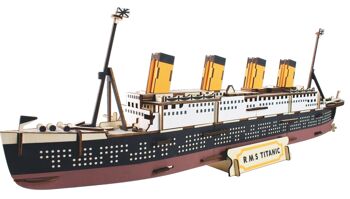 Kit de construction Titanic en bois 1
