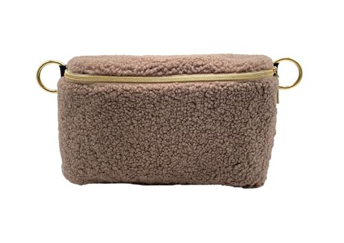 Bauchtasche Teddy Taupe