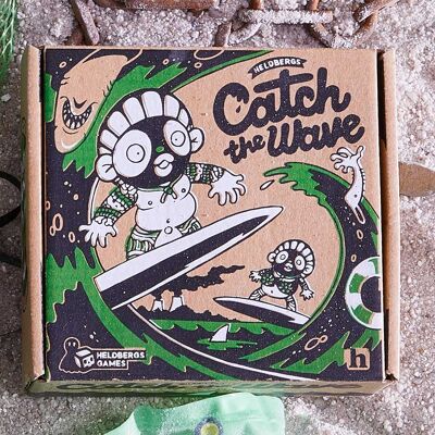 Memo game Catch the Wave - strictly limited edition, exclusive goodies, sustainable gift for card game fans and Japan fans