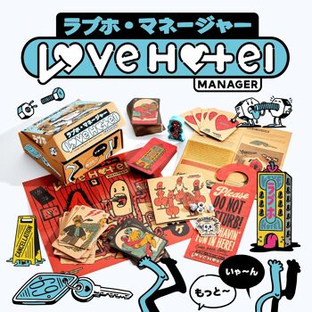 Jeu de cartes pour adultes : Love Hotel Manager - jeu amusant avec facteur de collecte et de tracas pour les couples et pour les soirées de jeux entre amis 2