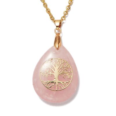 Pendentif arbre de vie avec chaîne