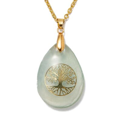 Spring - tree of life pendant with chain