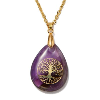 Tree of life pendant with chain