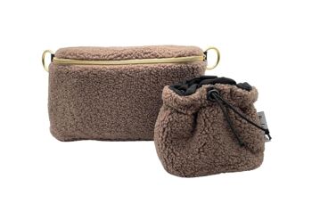 Sac alimentaire Teddy taupe 3