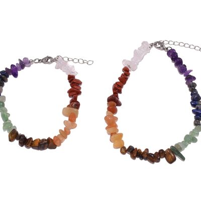 Primavera - Set di gioielli Chakra composto da braccialetto e cavigliera abbinati