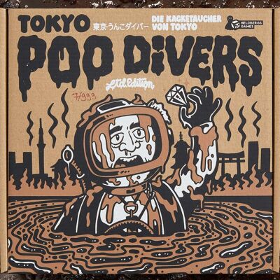 Tokyo Poo Divers: juego Push Your Luck para 2-4 buceadores de caca
