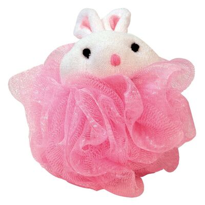 Sponge bunny pink pink, gift for Easter