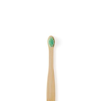 Brosse à dents en bambou pour bébé (FSC 100%) - Unique - Vert Menthe 3