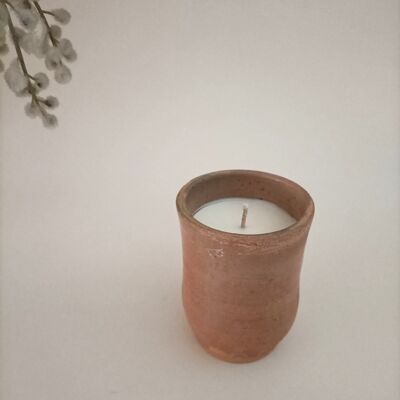 Soy-coconut candle scented with orange blossom - 200g - Unique piece - Vintage model