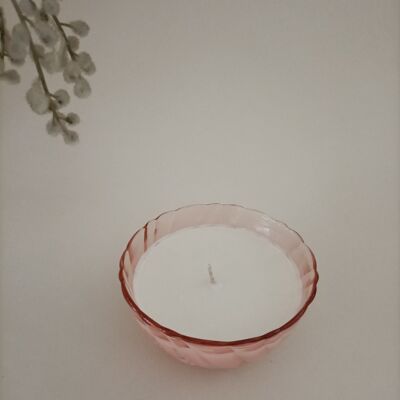 Soy-coconut candle scented with apricot / rosemary - 250 G Unique piece - Vintage model