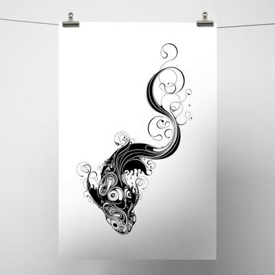 Koi Print A3