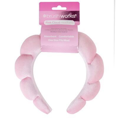 Diadema Nube Rosa Brushworks