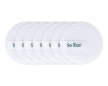 Tampons nettoyants réutilisables en microfibre So Eco - 7 pièces 2