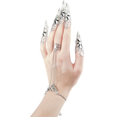 Ring Chain Bracelet GHIBLI + Nail Claws Set LILLY
