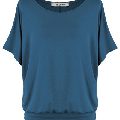 Van Der Rich ® - T-shirt oversize con maniche a pipistrello - Donna