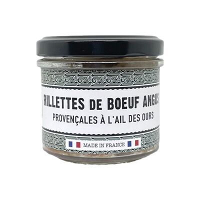 Rillettes de ternera Angus provenzal con ajos silvestres