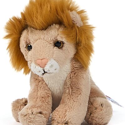 Lion Plushie - 15 cm (length) - Keywords: Exotic wild animal, plush, plush toy, stuffed animal, cuddly toy