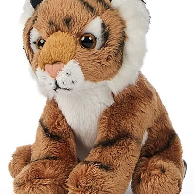 Tiger Plushie - 15 cm (length) - Keywords: Exotic wild animal, plush, plush toy, stuffed animal, cuddly toy