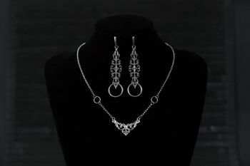 Ensemble de bijoux : collier + boucles d'oreilles 1