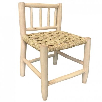 Chair in laurel wood and doum