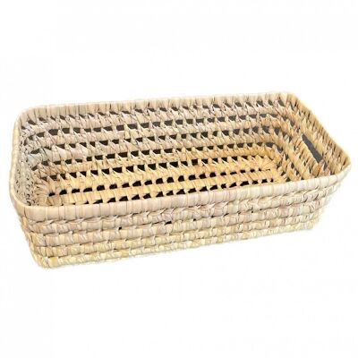 Palm leaf bread basket