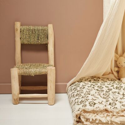 silla de madera para niños