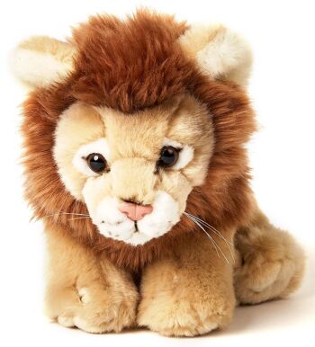 Lion, assis - 19 cm (hauteur) - Mots clés : Animal sauvage exotique, peluche, peluche, peluche, peluche 1