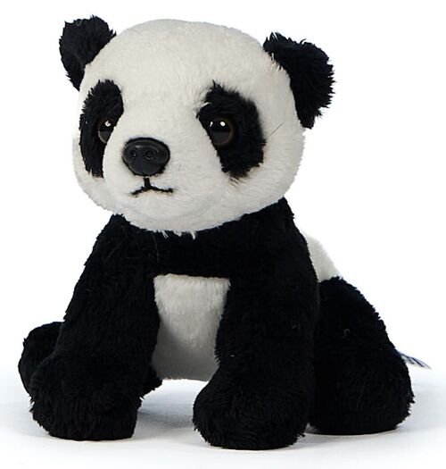 Pandabär Plushie - 14 cm (Länge) - Keywords: Exotisches Wildtier, Bär, Panda, Plüsch, Plüschtier, Stofftier, Kuscheltier