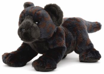 Panthère noire, assise - 31 cm (longueur) - Mots clés : Animal sauvage exotique, peluche, peluche, peluche, peluche 1