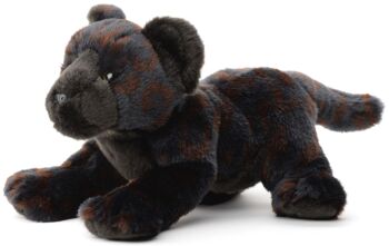 Panthère noire, assise - 31 cm (longueur) - Mots clés : Animal sauvage exotique, peluche, peluche, peluche, peluche 3