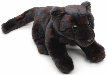Panthère noire, assise - 25 cm (longueur) - Mots clés : Animal sauvage exotique, peluche, peluche, peluche, peluche 1
