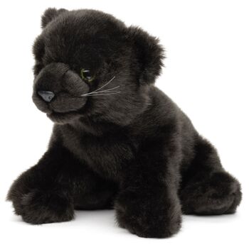Black Panther Baby, assis - 25 cm (longueur) - Mots clés : Animal sauvage exotique, peluche, peluche, peluche, peluche 1