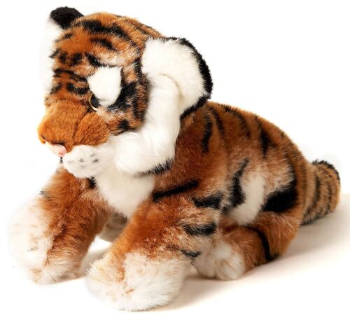 Tiger Baby, sitzend - 20 cm (Höhe) - Keywords: Exotisches Wildtier, Plüsch, Plüschtier, Stofftier, Kuscheltier