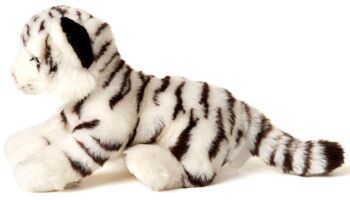 Bébé tigre blanc, assis - 20 cm (hauteur) - Mots clés : Animal sauvage exotique, peluche, peluche, peluche, doudou 3
