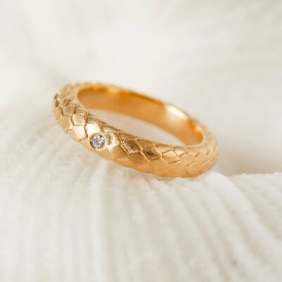 Diamond and Art Deco Gold Ring