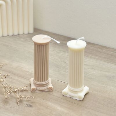 Roman Column Candle - Rome Architectural Taper Candles